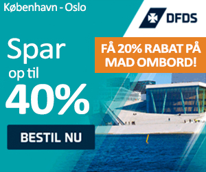 Bookingkode til DFDS Oslo færgen