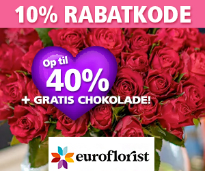 10% Euroflorist rabatkode