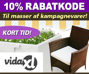 vidaxl 30% rabatkode 