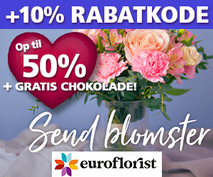 10% Euroflorist rabatkode