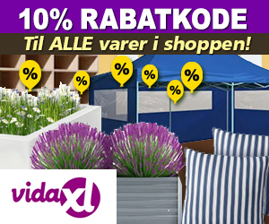 vidaxl 30% rabatkode