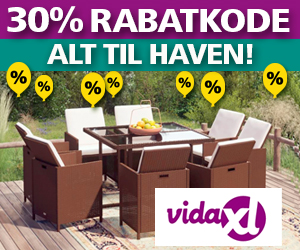 vidaxl 30% rabatkode 